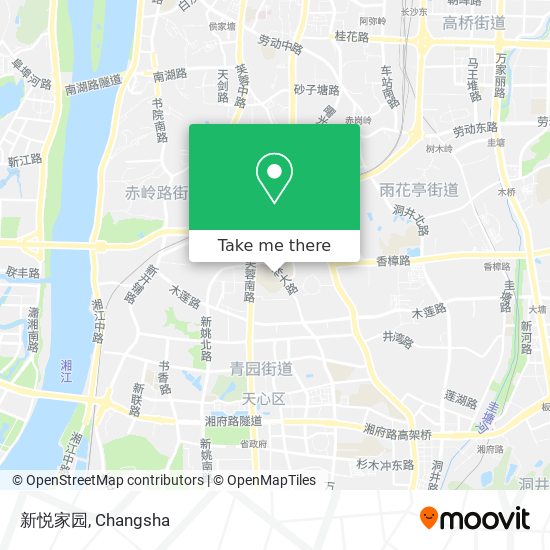 新悦家园 map