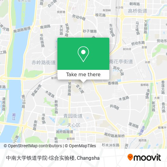 中南大学铁道学院-综合实验楼 map