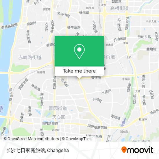 长沙七日家庭旅馆 map