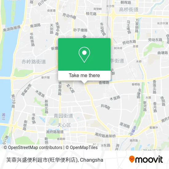 芙蓉兴盛便利超市(旺华便利店) map