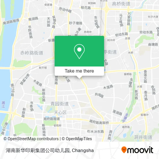 湖南新华印刷集团公司幼儿园 map