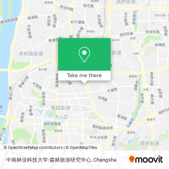 中南林业科技大学-森林旅游研究中心 map