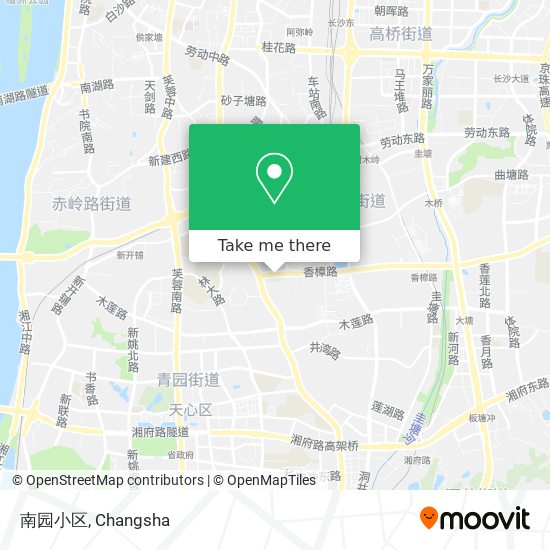 南园小区 map
