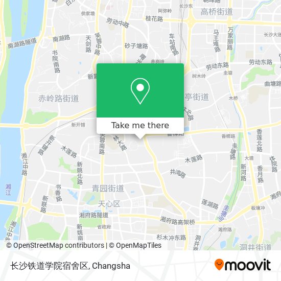 长沙铁道学院宿舍区 map