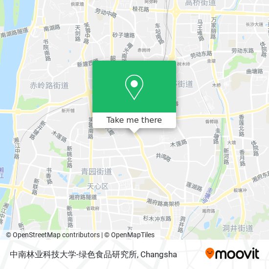 中南林业科技大学-绿色食品研究所 map