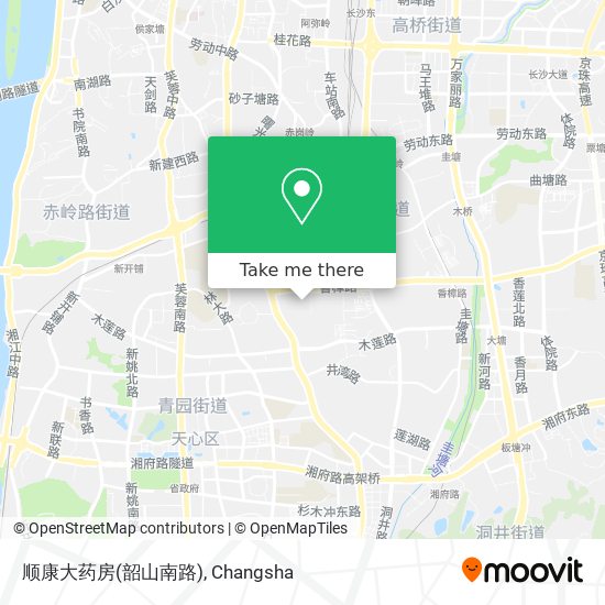 顺康大药房(韶山南路) map