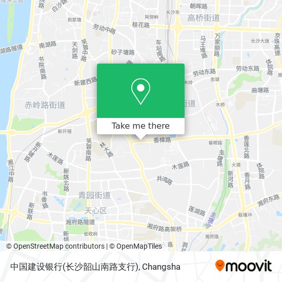 中国建设银行(长沙韶山南路支行) map