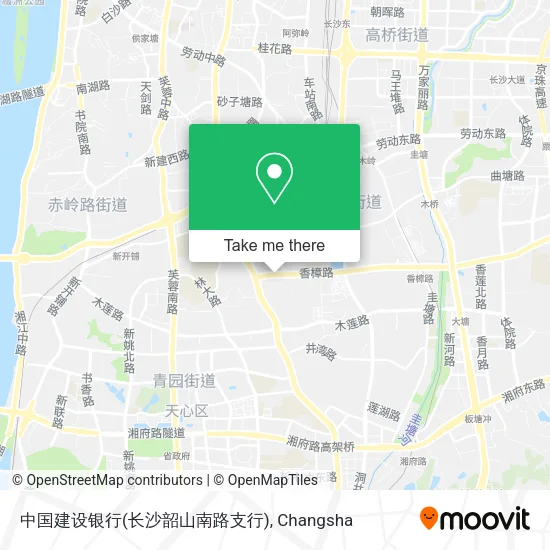 中国建设银行(长沙韶山南路支行) map