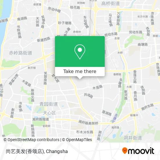 尚艺美发(香颂店) map