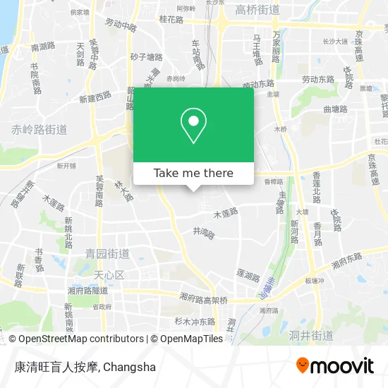 康清旺盲人按摩 map