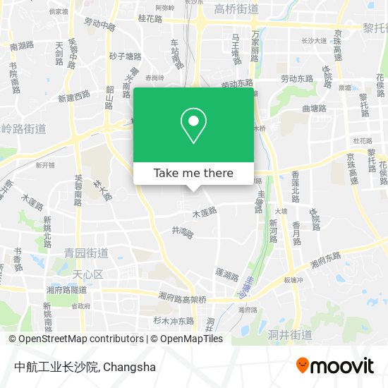 中航工业长沙院 map