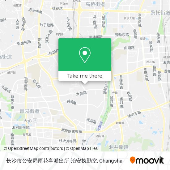 长沙市公安局雨花亭派出所-治安执勤室 map