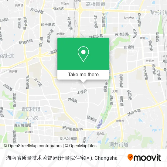 湖南省质量技术监督局(计量院住宅区) map