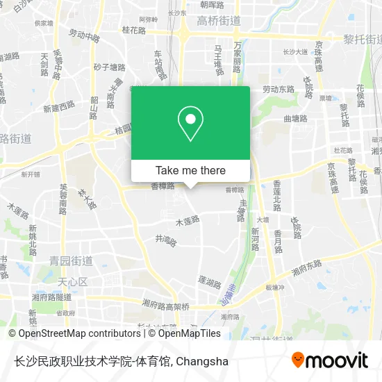 长沙民政职业技术学院-体育馆 map