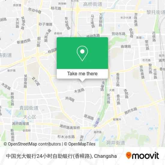 中国光大银行24小时自助银行(香樟路) map