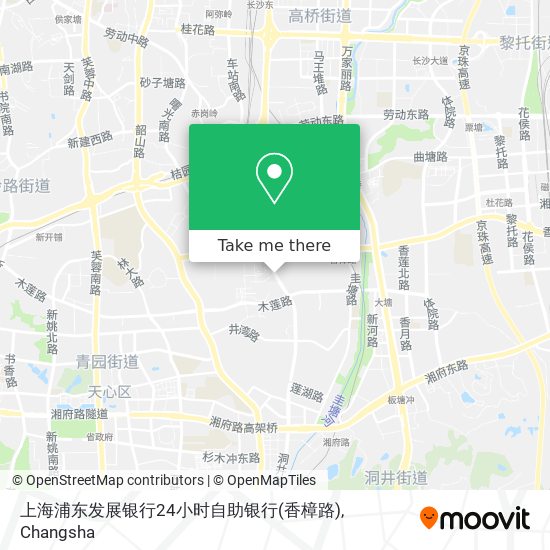 上海浦东发展银行24小时自助银行(香樟路) map