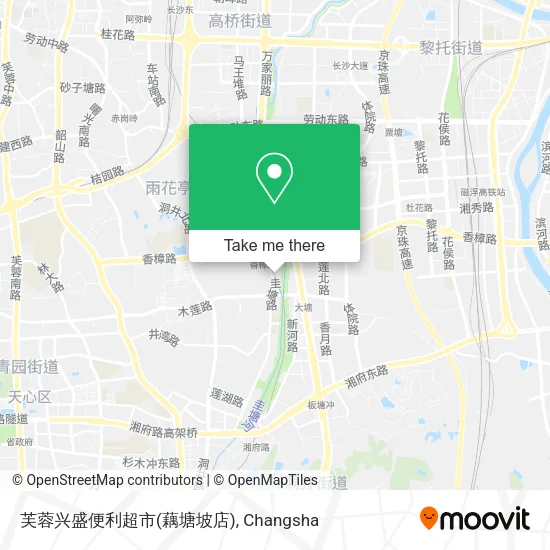 芙蓉兴盛便利超市(藕塘坡店) map