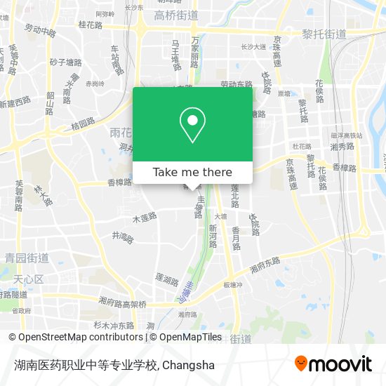湖南医药职业中等专业学校 map