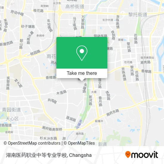 湖南医药职业中等专业学校 map