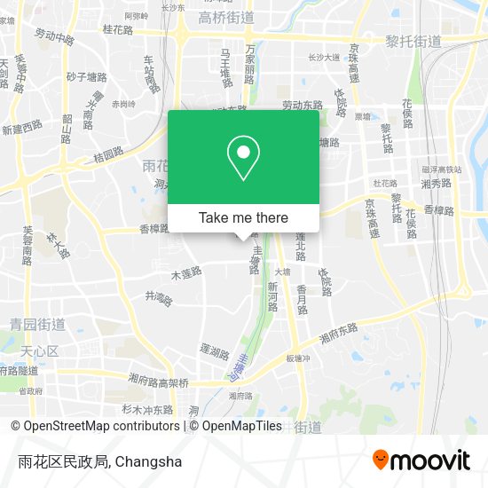 雨花区民政局 map