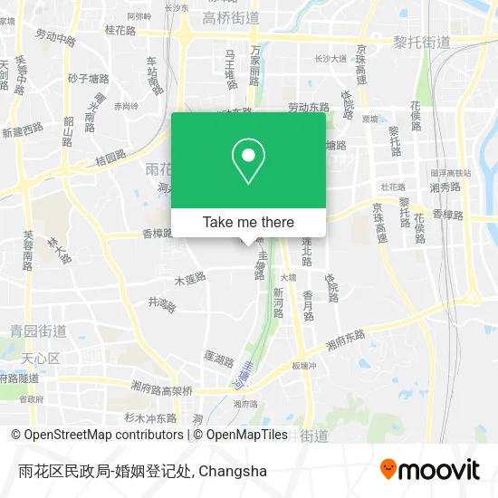 雨花区民政局-婚姻登记处 map