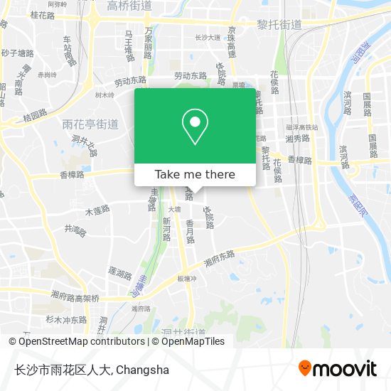 长沙市雨花区人大 map