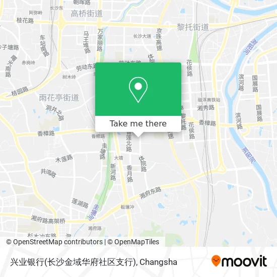 兴业银行(长沙金域华府社区支行) map