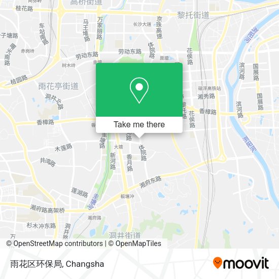 雨花区环保局 map