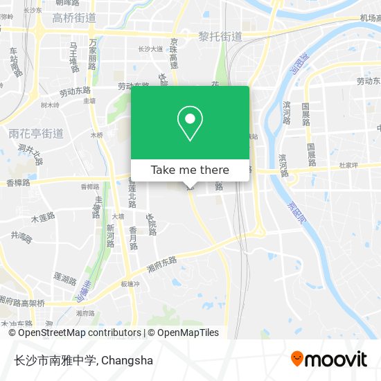 长沙市南雅中学 map