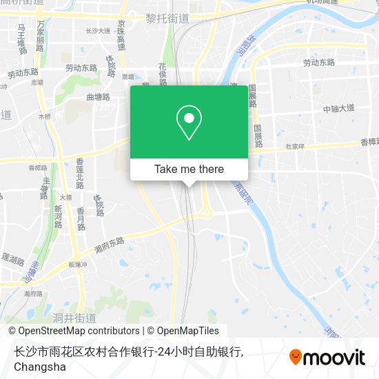 长沙市雨花区农村合作银行-24小时自助银行 map