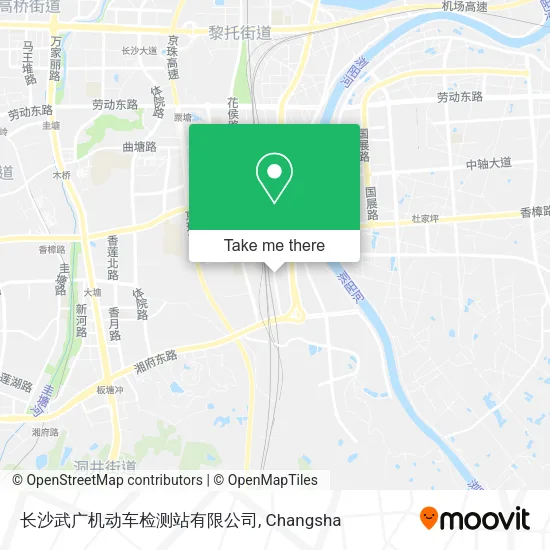 长沙武广机动车检测站有限公司 map