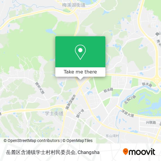 岳麓区含浦镇学士村村民委员会 map