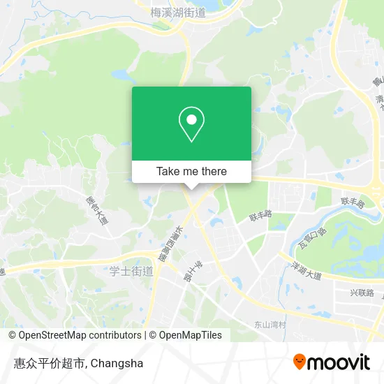 惠众平价超市 map