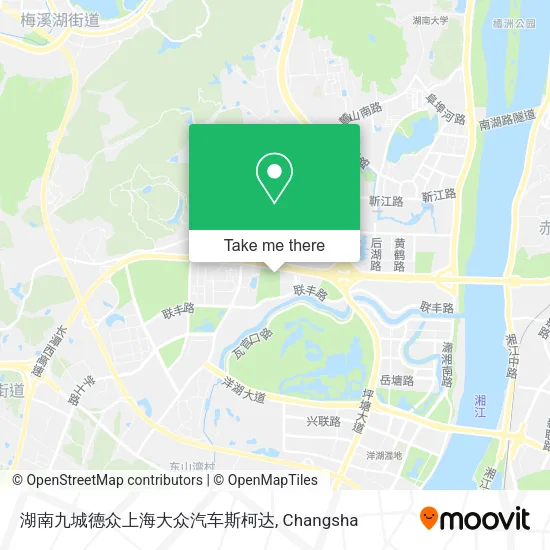 湖南九城德众上海大众汽车斯柯达 map