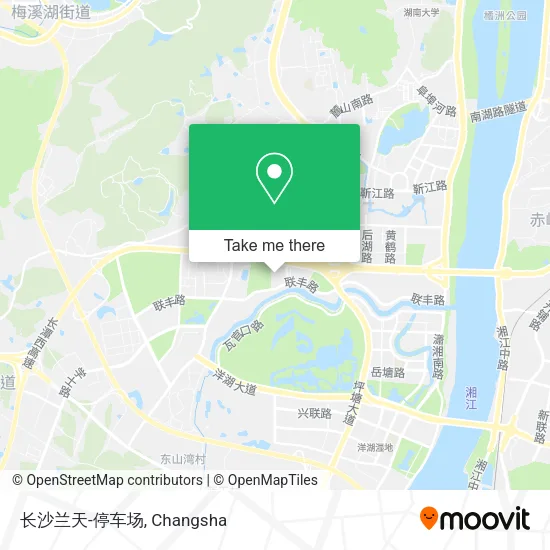 长沙兰天-停车场 map