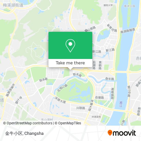 金牛小区 map