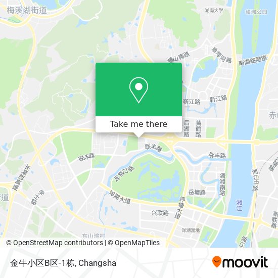 金牛小区B区-1栋 map