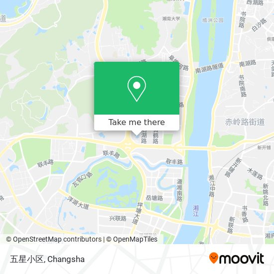 五星小区 map
