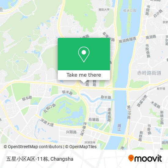 五星小区A区-11栋 map