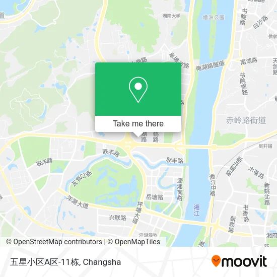 五星小区A区-11栋 map