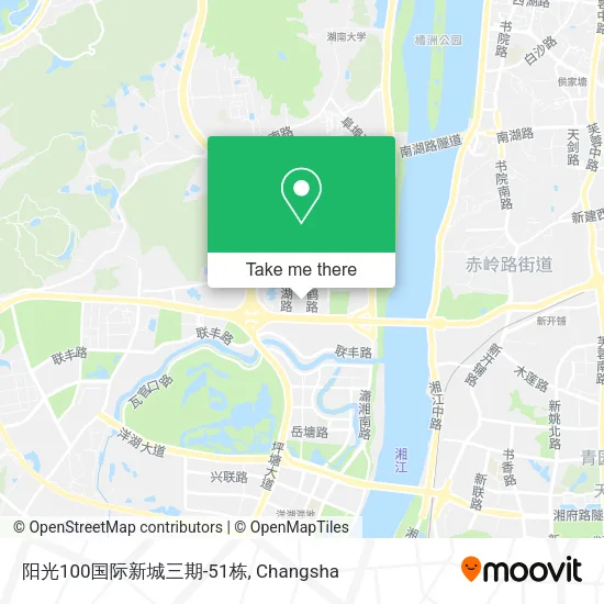 阳光100国际新城三期-51栋 map