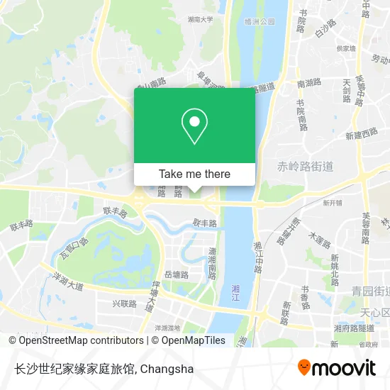 长沙世纪家缘家庭旅馆 map