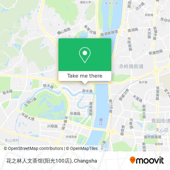 花之林人文茶馆(阳光100店) map