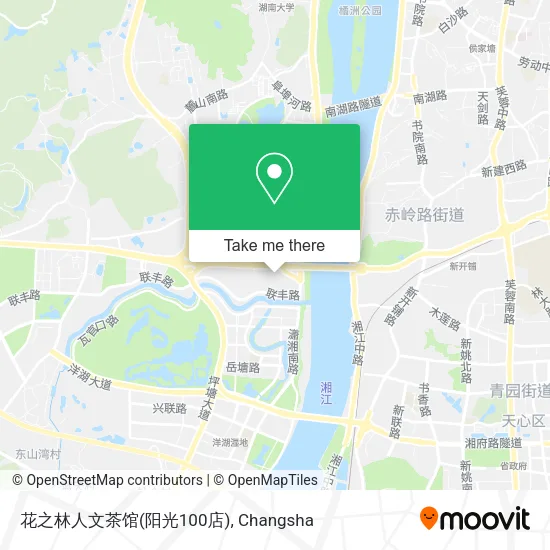 花之林人文茶馆(阳光100店) map