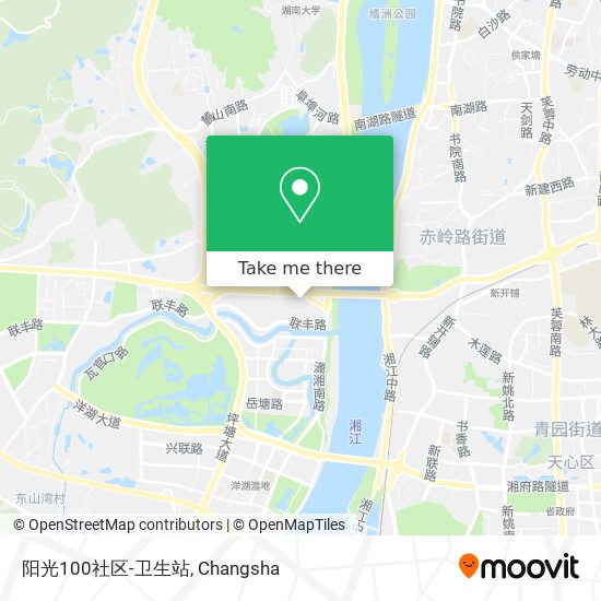 阳光100社区-卫生站 map