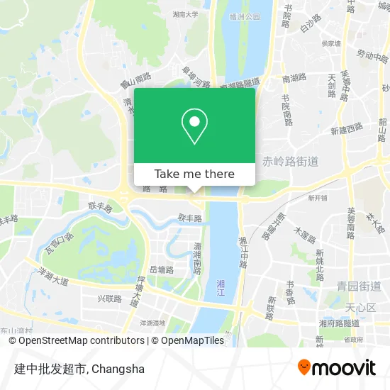 建中批发超市 map