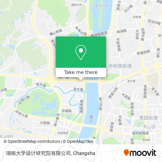 湖南大学设计研究院有限公司 map