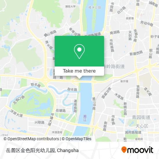 岳麓区金色阳光幼儿园 map