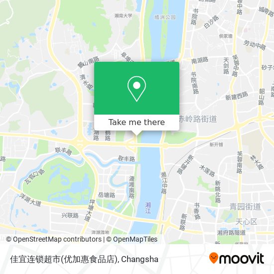 佳宜连锁超市(优加惠食品店) map