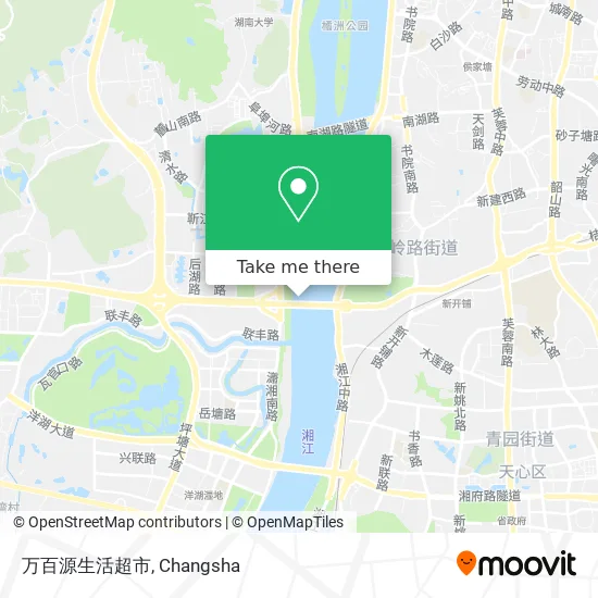 万百源生活超市 map